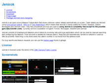 Tablet Screenshot of jenirok.garage.maemo.org