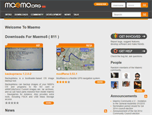 Tablet Screenshot of maemo.org