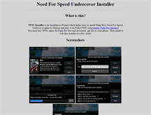 Tablet Screenshot of nfsu-installer.garage.maemo.org