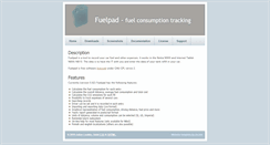 Desktop Screenshot of fuelpad.garage.maemo.org