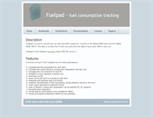 Tablet Screenshot of fuelpad.garage.maemo.org