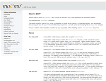 Tablet Screenshot of maemo-sdk.garage.maemo.org