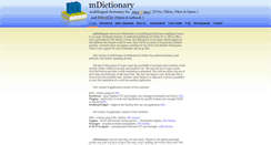 Desktop Screenshot of mdictionary.garage.maemo.org