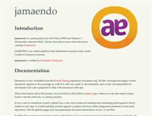Tablet Screenshot of jamaendo.garage.maemo.org
