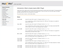 Tablet Screenshot of anjuta-maemo.garage.maemo.org