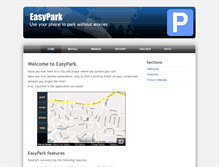 Tablet Screenshot of easypark.garage.maemo.org